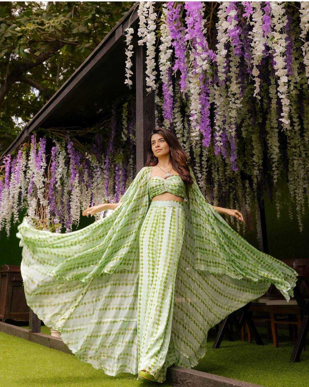 Creoe Silk Indo Western Designer Dress