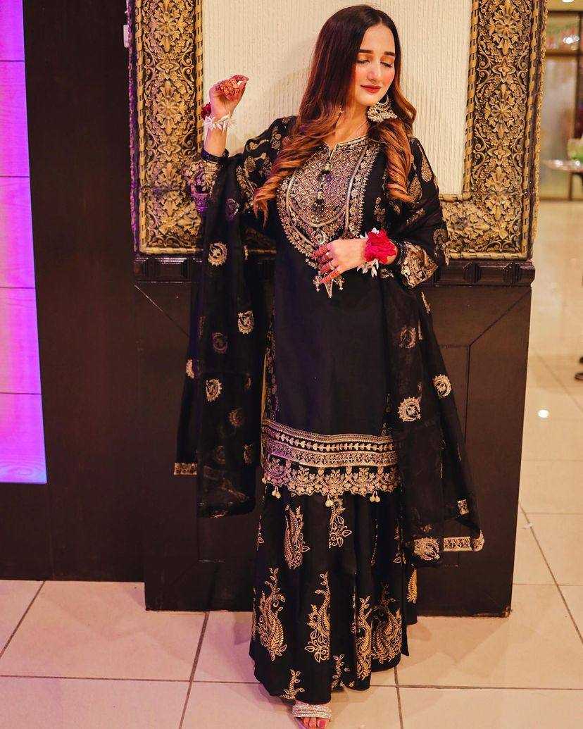 Faux Georgette Designer Sharara Suit