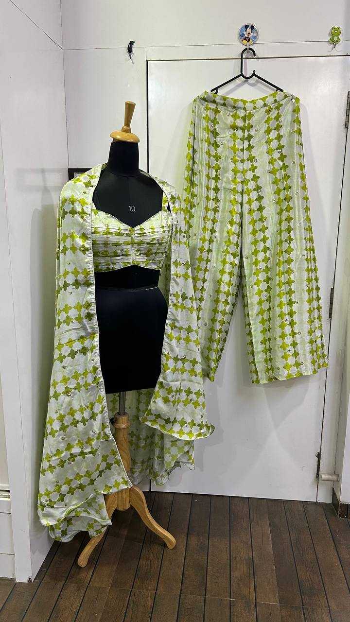 Creoe Silk Indo Western Designer Dress