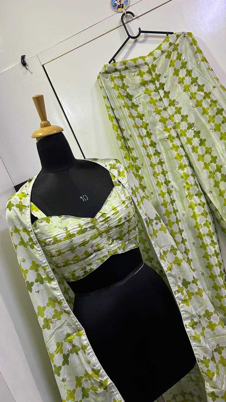 Creoe Silk Indo Western Designer Dress