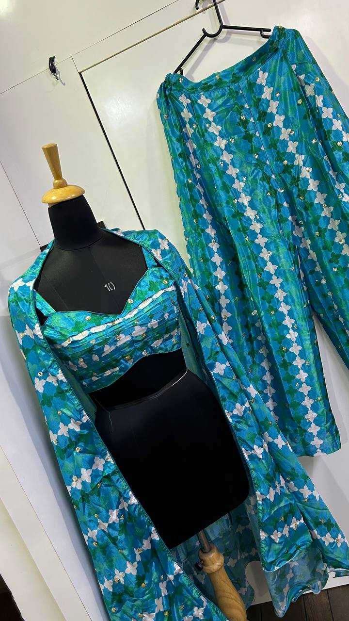 Creoe Silk Indo Western Designer Dress