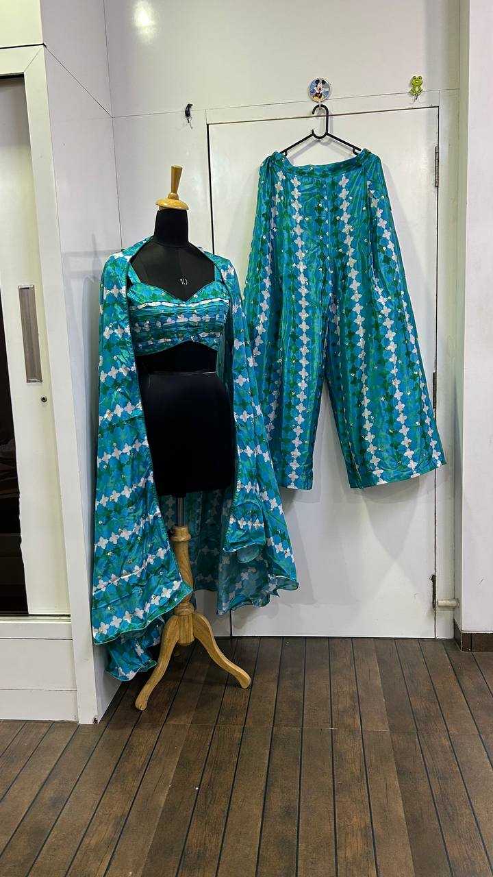 Creoe Silk Indo Western Designer Dress