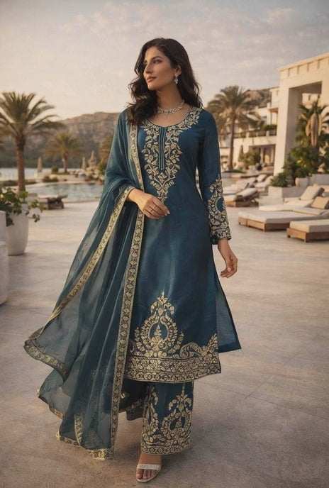 Fancy   Palazzo  Party wear suits