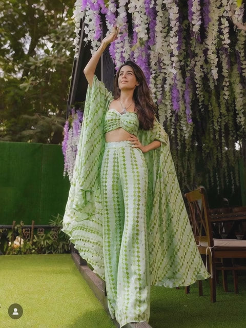 Creoe Silk Indo Western Designer Dress