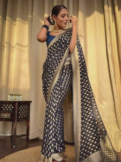Banarasi Soft Silk  FestiveZari Sarees
