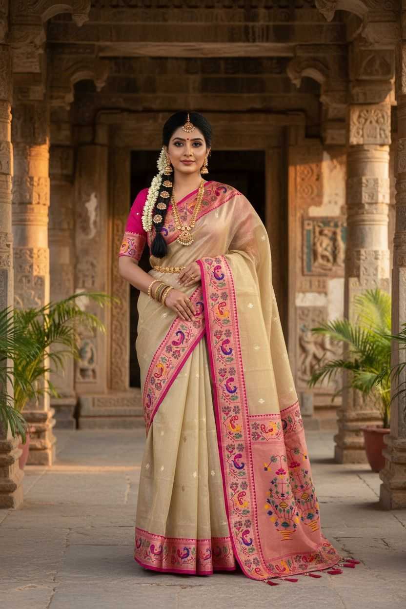 Banarasi Soft Silk Festive Collections Sarees  With Zari Work