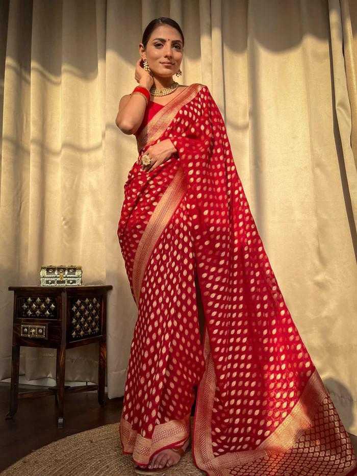 Banarasi Soft Silk  FestiveZari Sarees