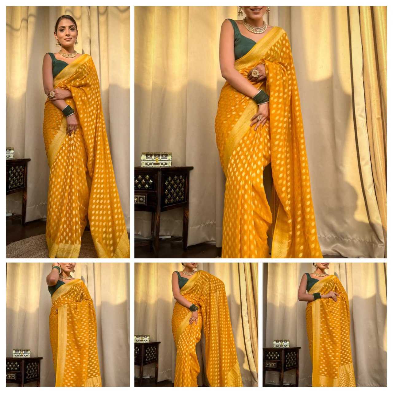 Banarasi Soft Silk  FestiveZari Sarees