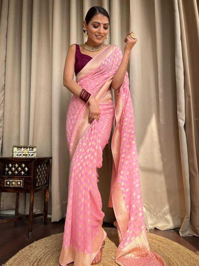 Banarasi Soft Silk  FestiveZari Sarees
