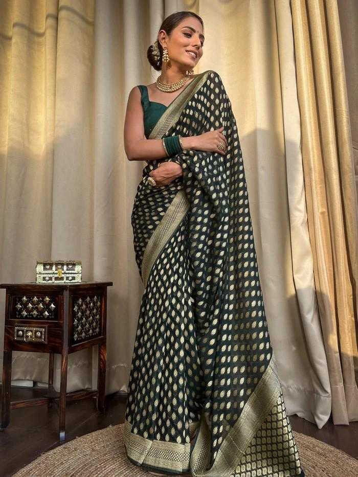 Banarasi Soft Silk  FestiveZari Sarees