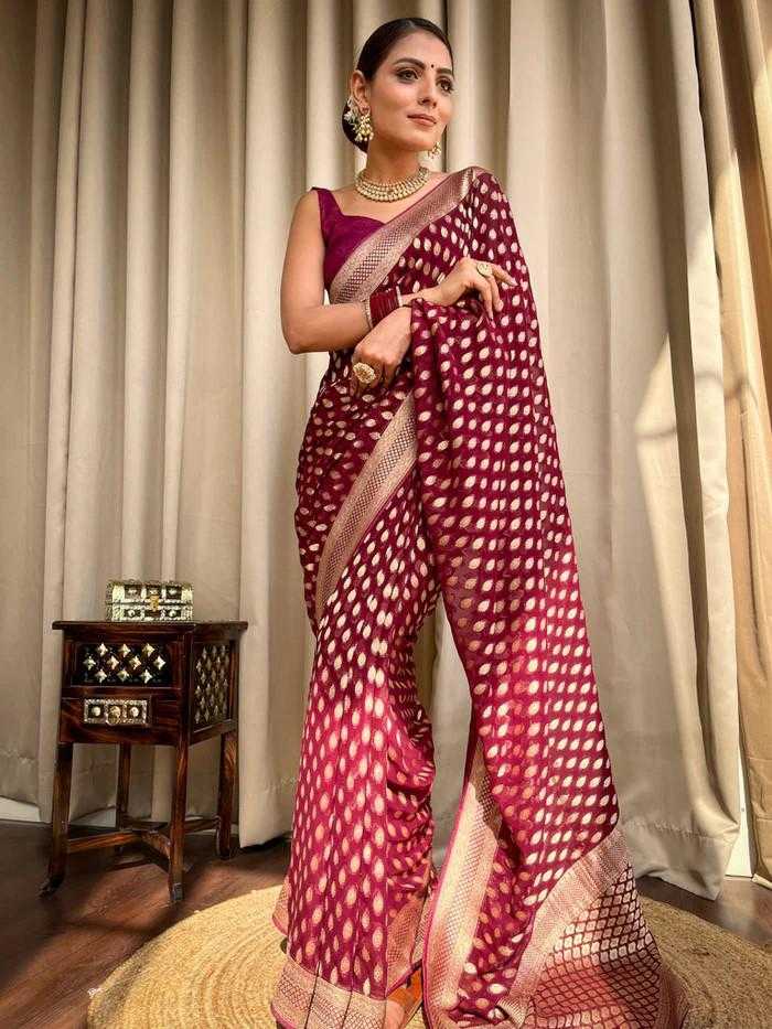 Banarasi Soft Silk  FestiveZari Sarees