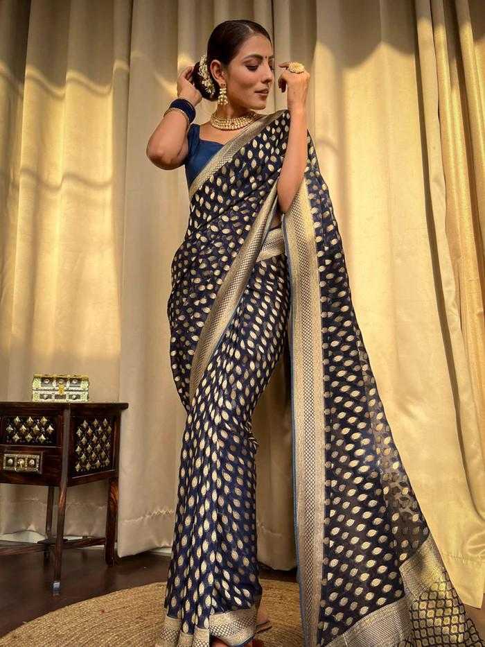 Banarasi Soft Silk  FestiveZari Sarees