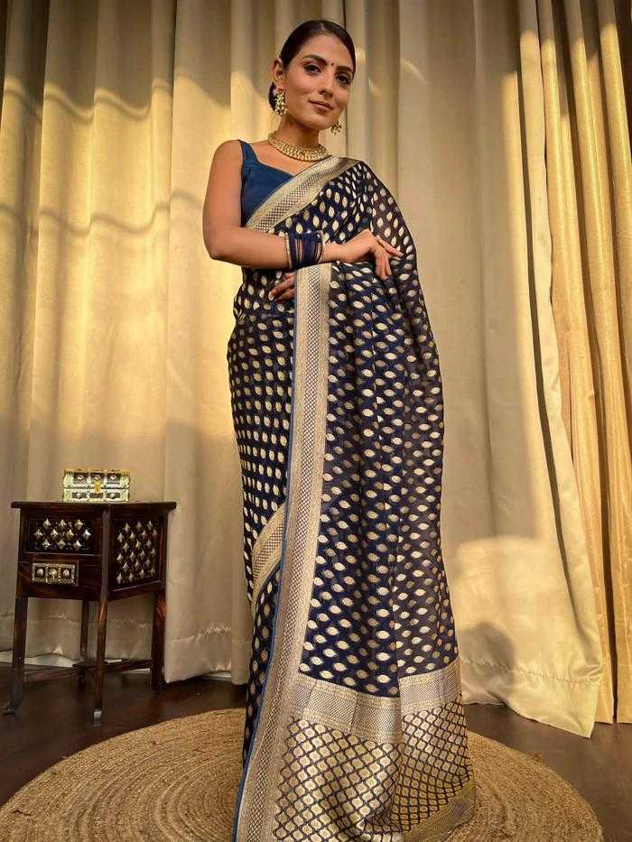 Banarasi Soft Silk  FestiveZari Sarees