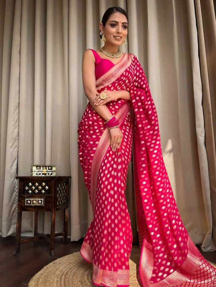 Banarasi Soft Silk  FestiveZari Sarees