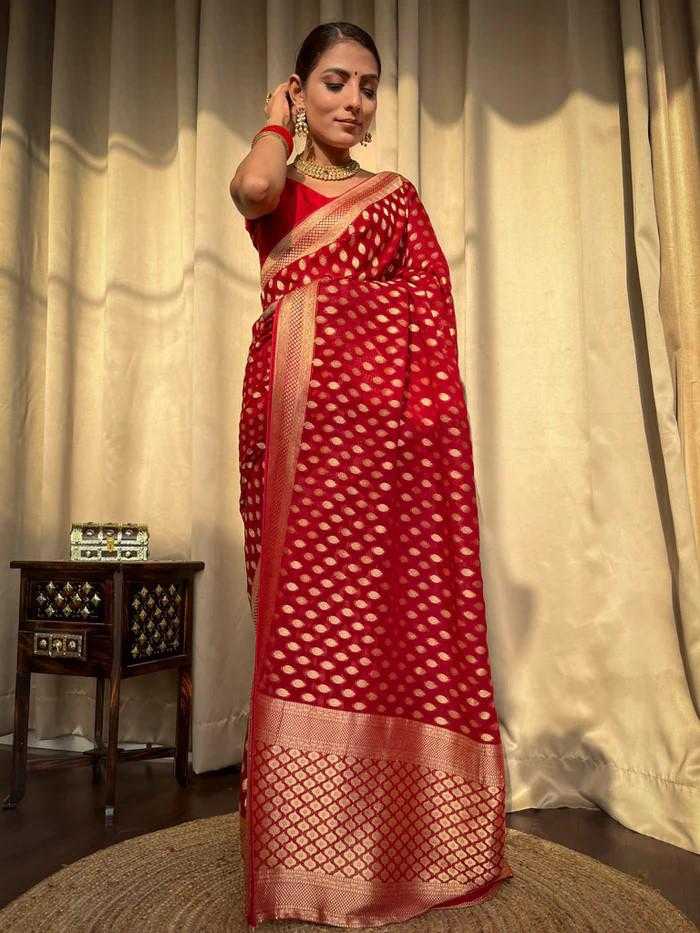 Banarasi Soft Silk  FestiveZari Sarees