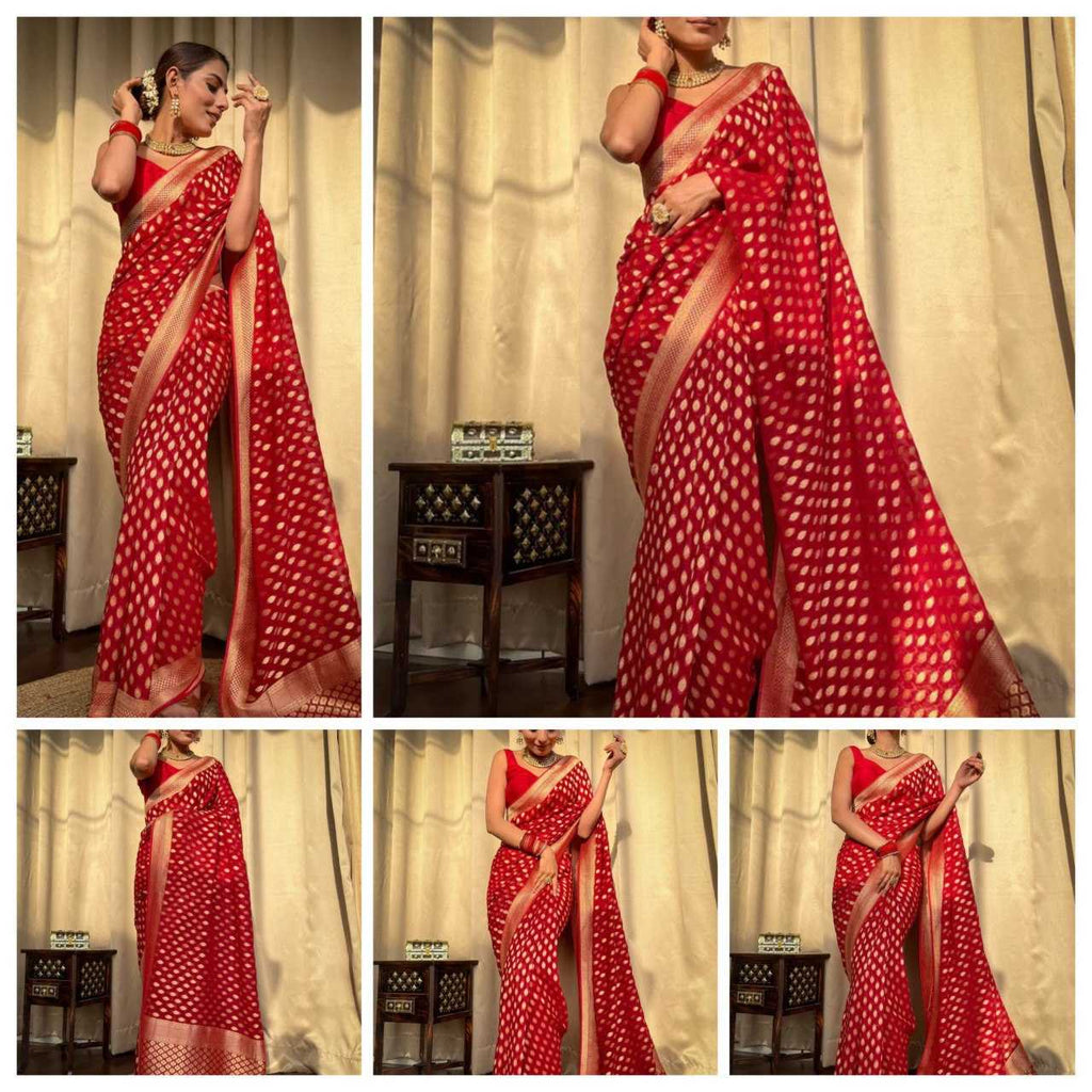 Banarasi Soft Silk  FestiveZari Sarees