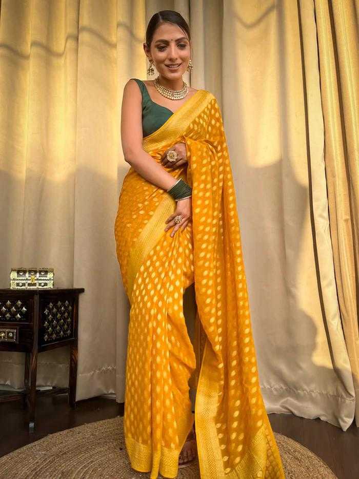 Banarasi Soft Silk  FestiveZari Sarees