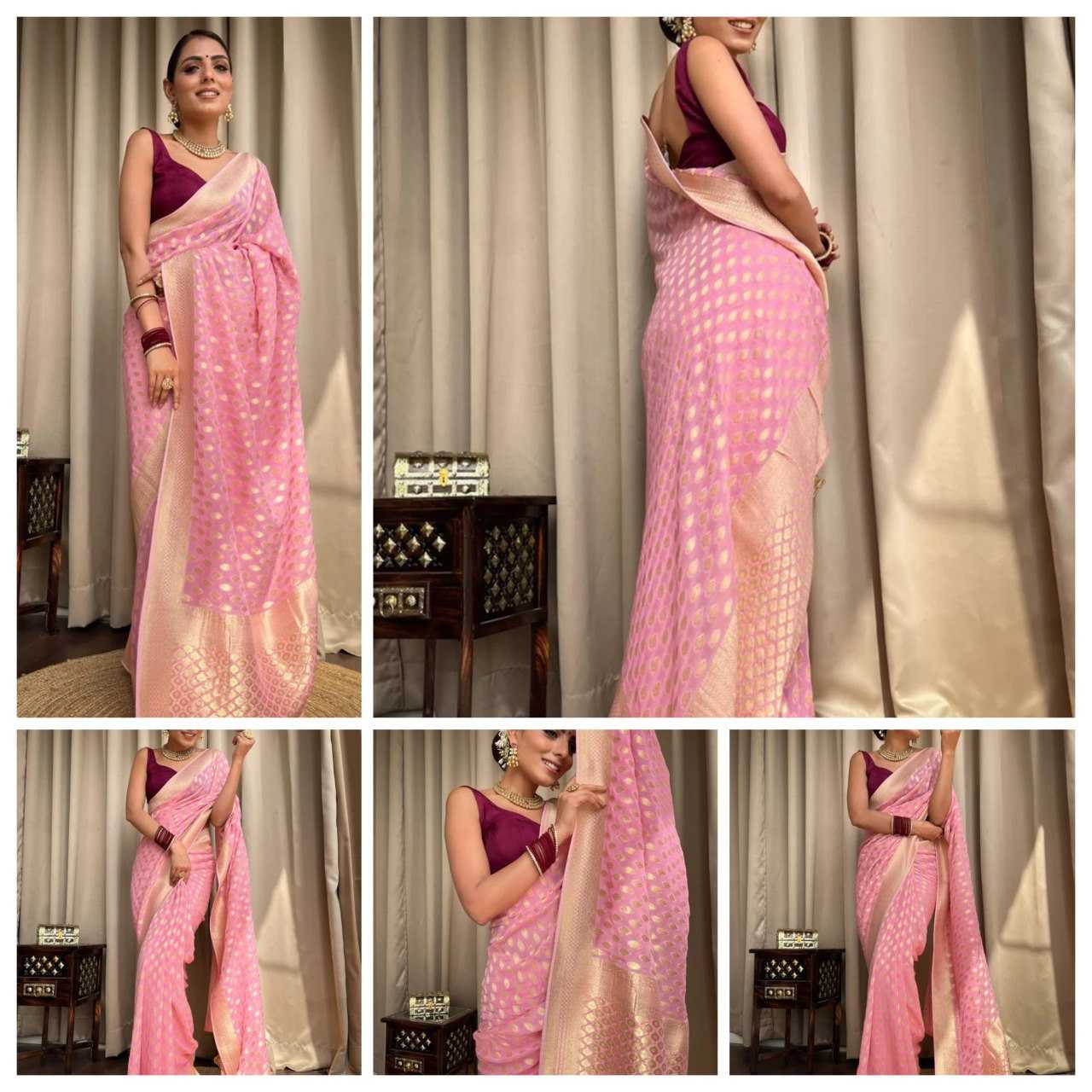 Banarasi Soft Silk  FestiveZari Sarees