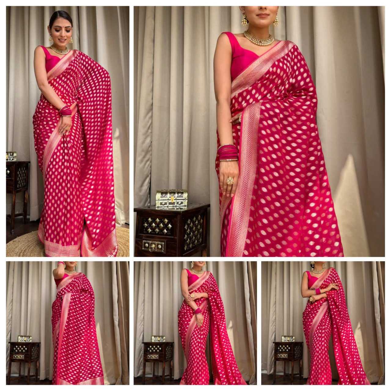 Banarasi Soft Silk  FestiveZari Sarees