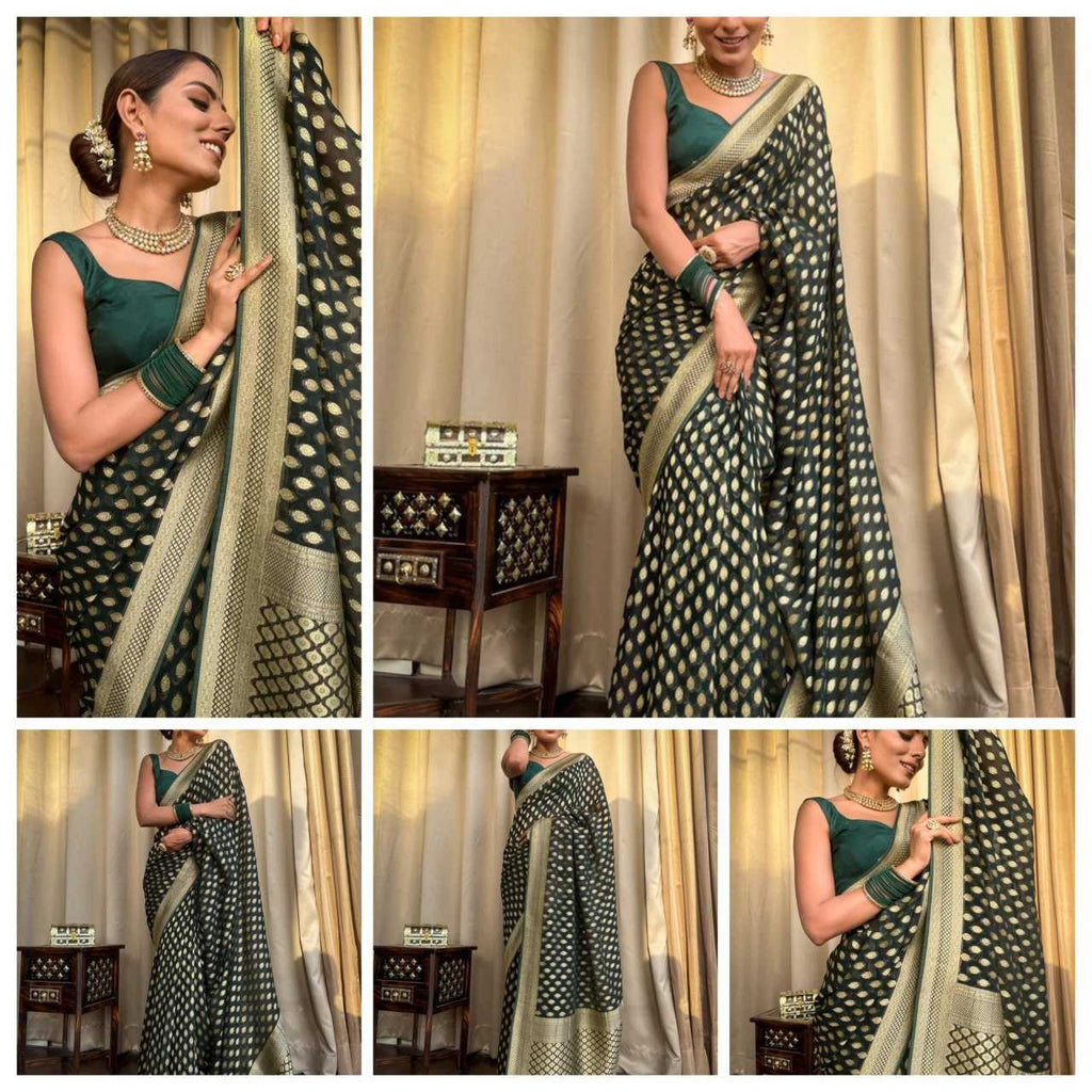 Banarasi Soft Silk  FestiveZari Sarees