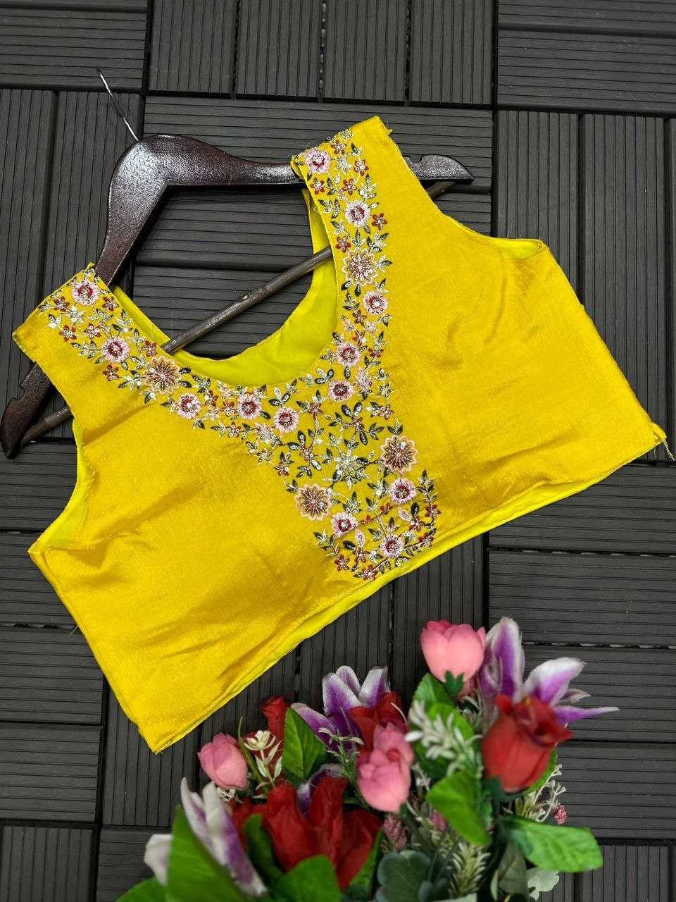 Chinon Silk Sharara Suit | Embroidered 3-Piece Wedding Set | Sangeet & Reception Wear | Sizes S–XL
