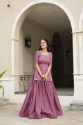 Chinon  Embroidered Lehenga