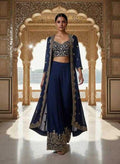 Chinon Silk  Indo Western  Designer dresses