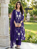 Premium Cotton Anarkali Kurti Set with Embroidery Work & Dupatta | 3-Piece Ethnic Wear | 6 Colours | Festive & Casual Wear for Women | M to 3XL