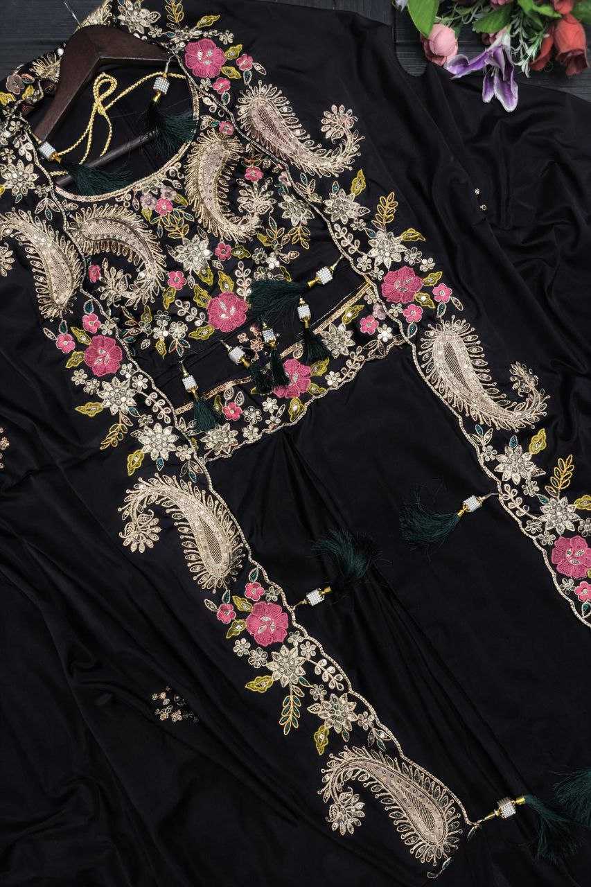Crepe Silk  Ready To Wear  Embroidered Saree