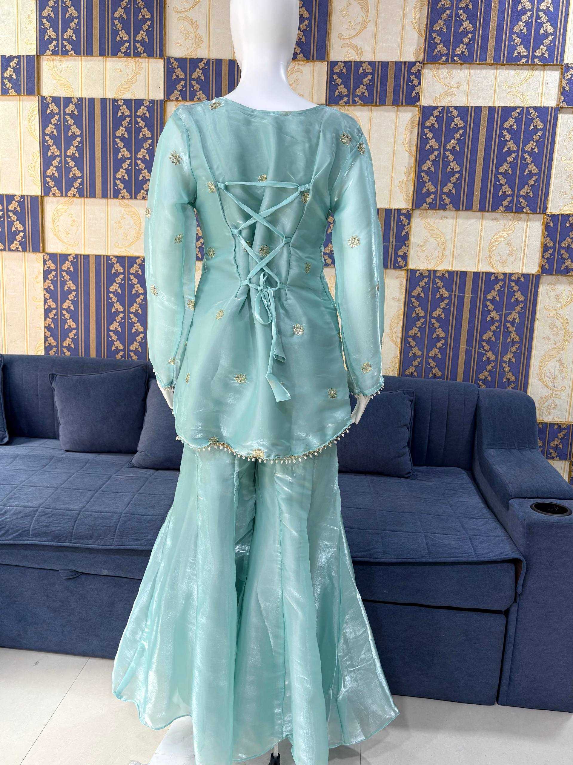 Fancy Embroidered Palazzo  Party wear Suits