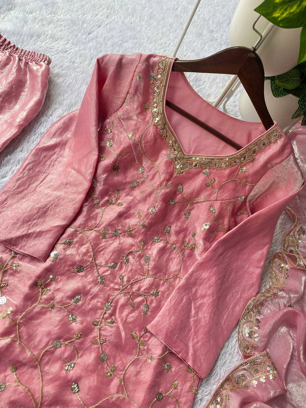 FENDY  Embroidery  Sharara Salwar Suit