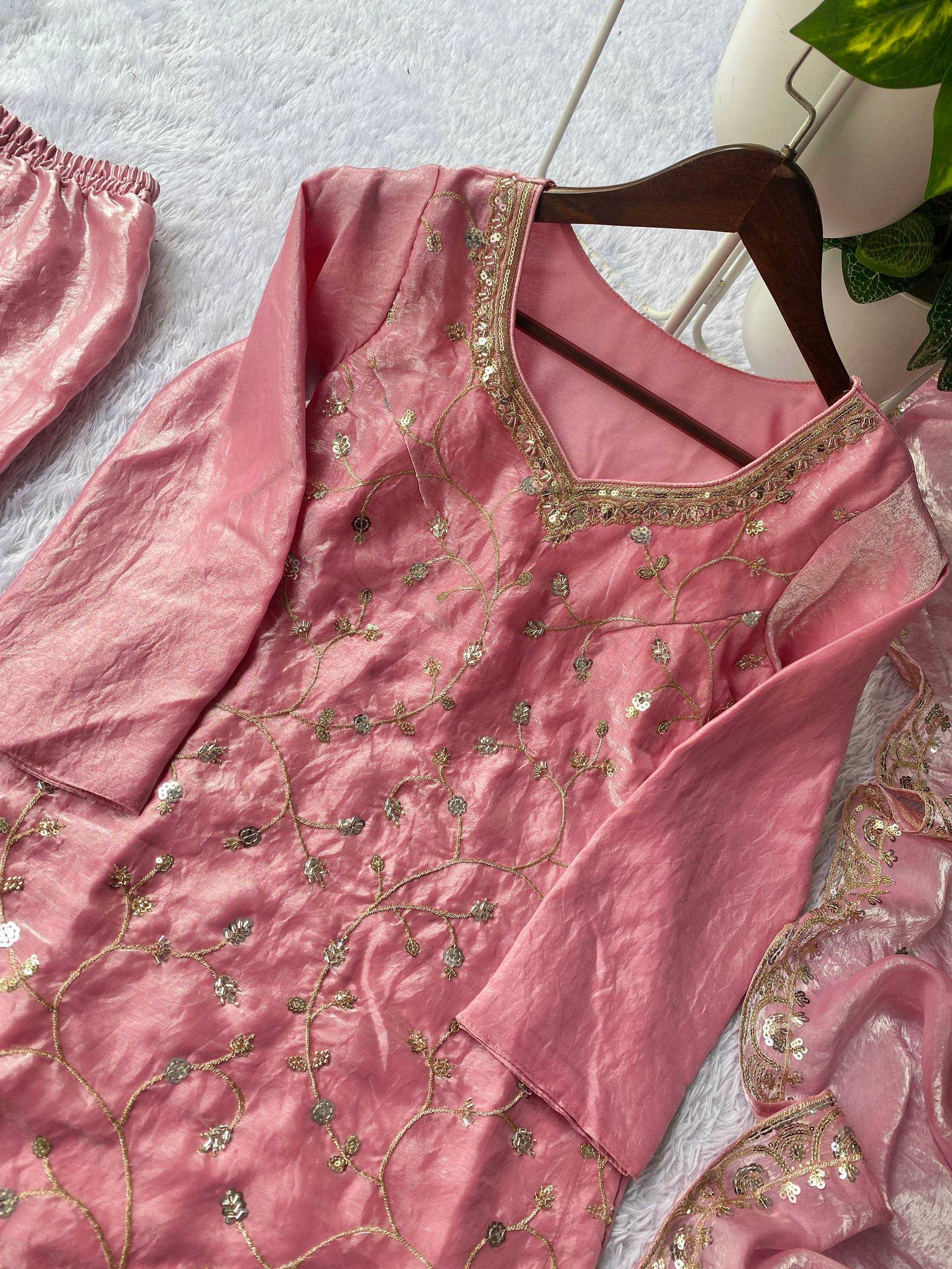 FENDY  Embroidery  Sharara Salwar Suit