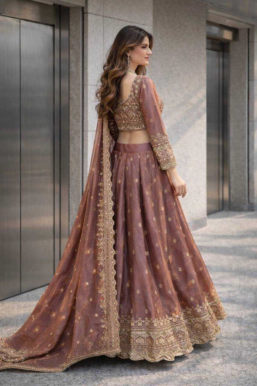 FENDY Silk Designer Lehenga
