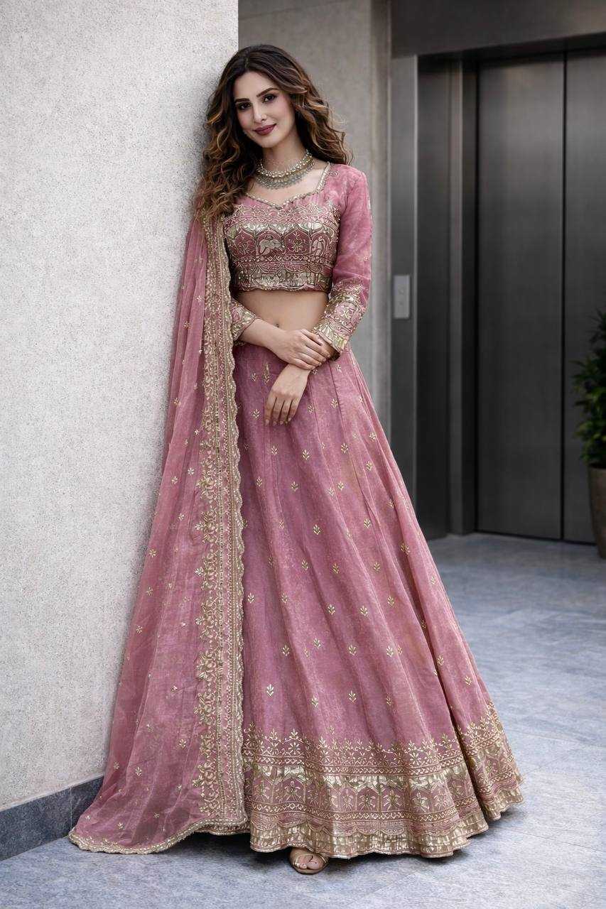 FENDY Silk Designer Lehenga