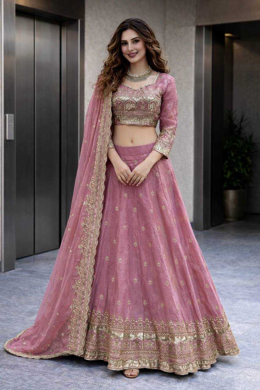 FENDY Silk Designer Lehenga