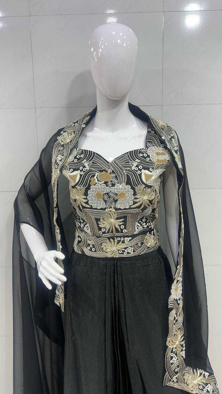 Georgette  Western Wears Festive Collections  Indo Western Party Wear  Dress