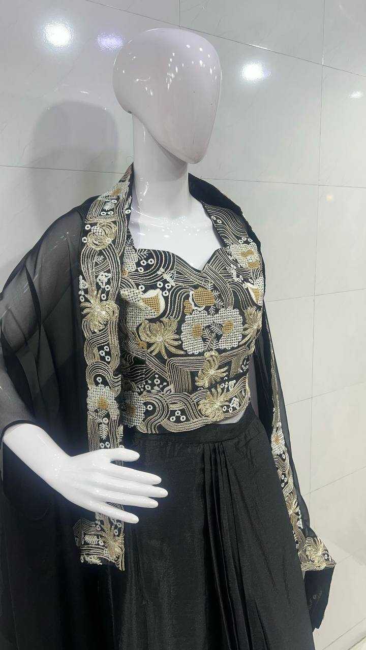 Georgette  Western Wears Festive Collections  Indo Western Party Wear  Dress