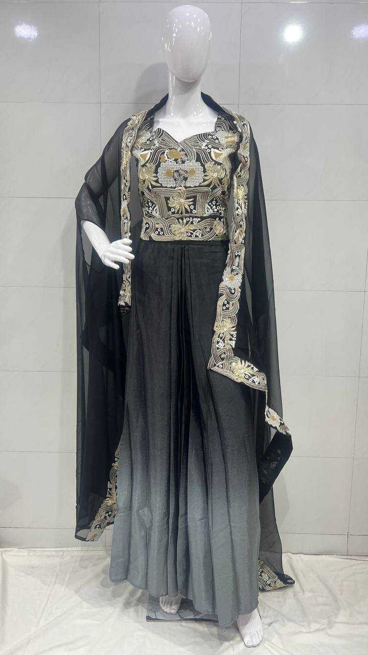 Georgette  Western Wears Festive Collections  Indo Western Party Wear  Dress