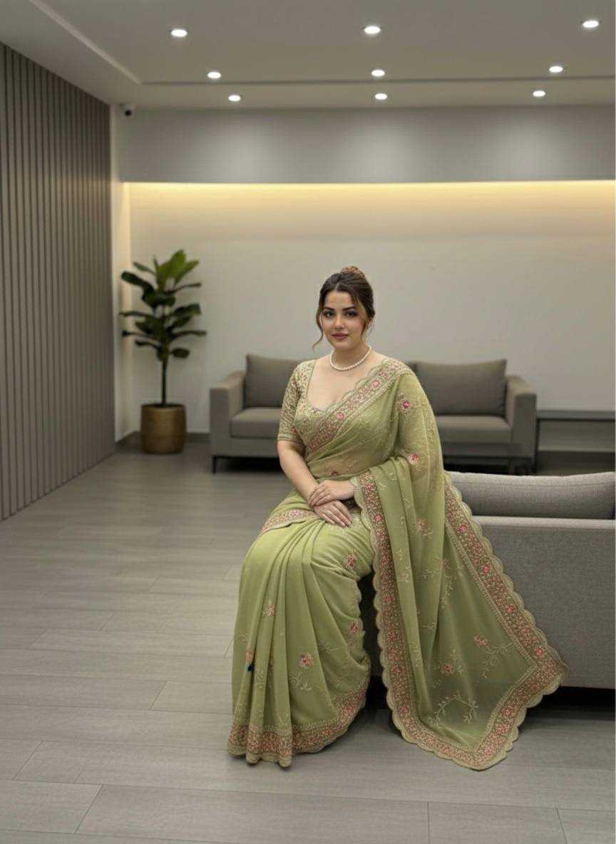 Georgette  Party Wear Saree
