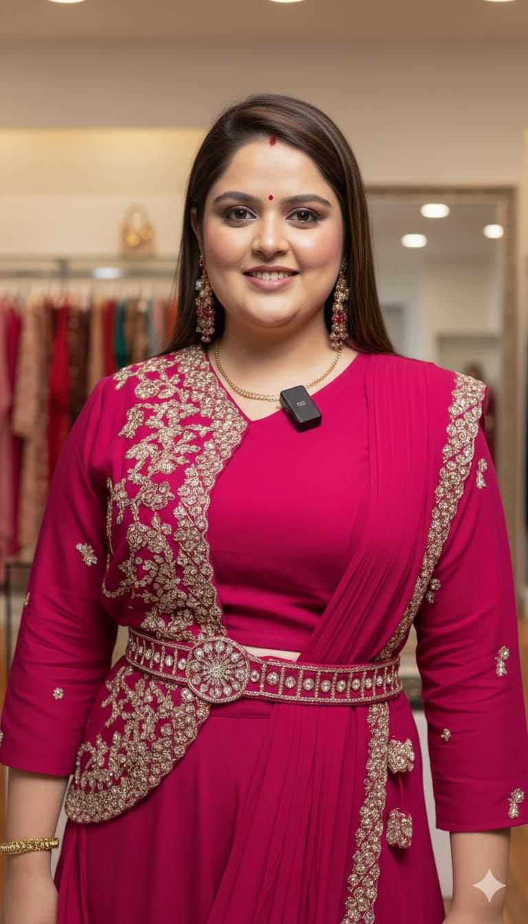 Georgette  Ready To Wear  Zari Saree