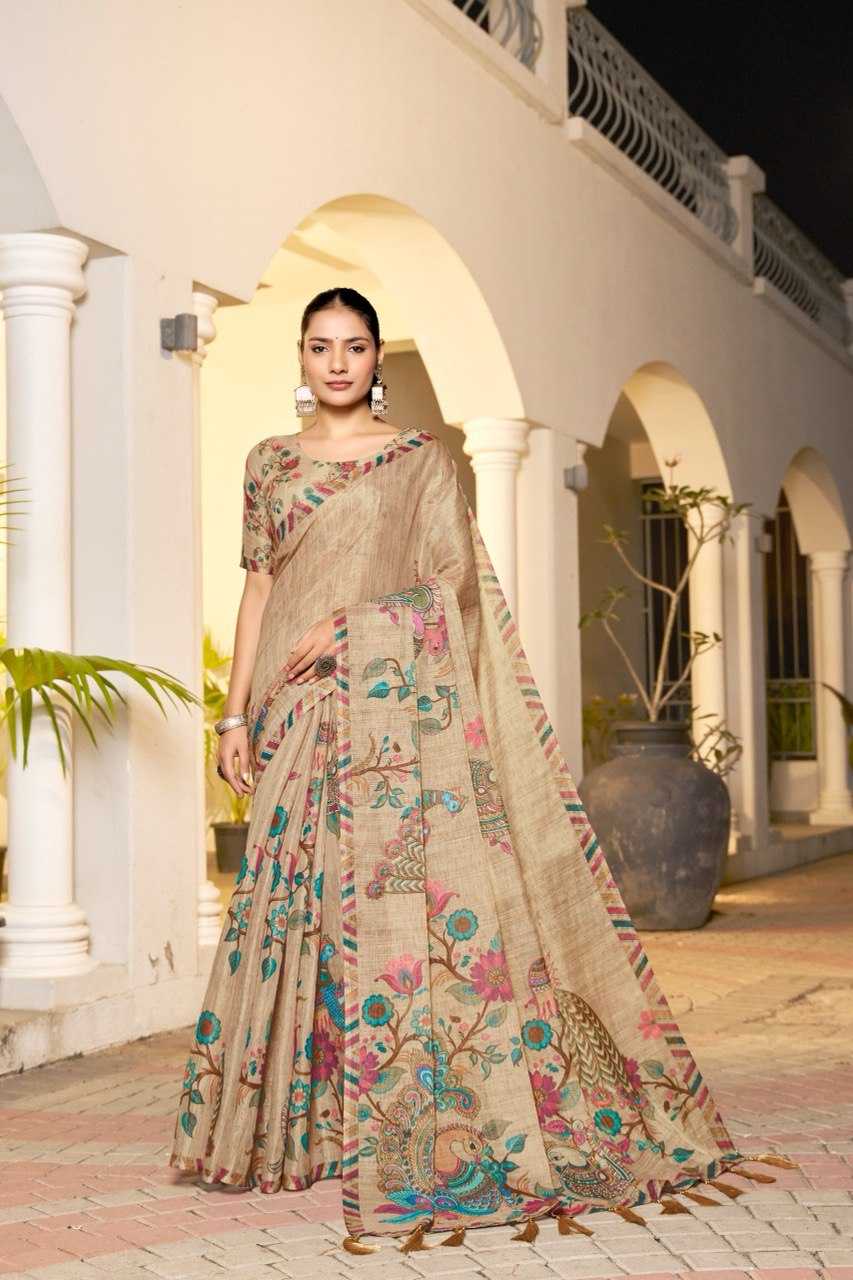 Handloom Silk   Designer Party Wear  Printed Saree