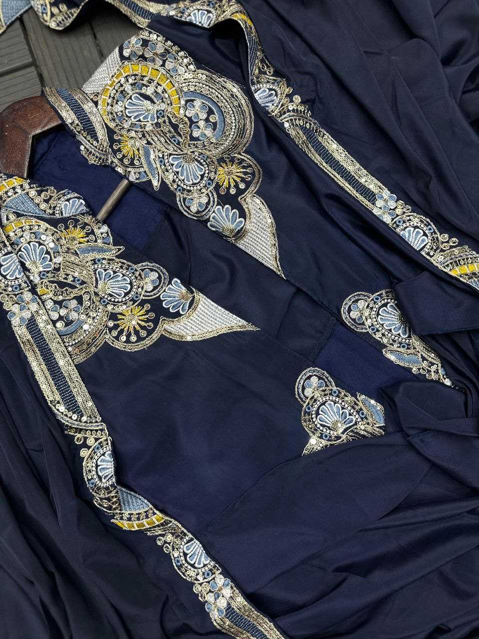 Heavy Crepe   Ready To Wear Party Wear Saree With Jacket