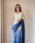 Linen  Designer Party Wear Lightweight Saree