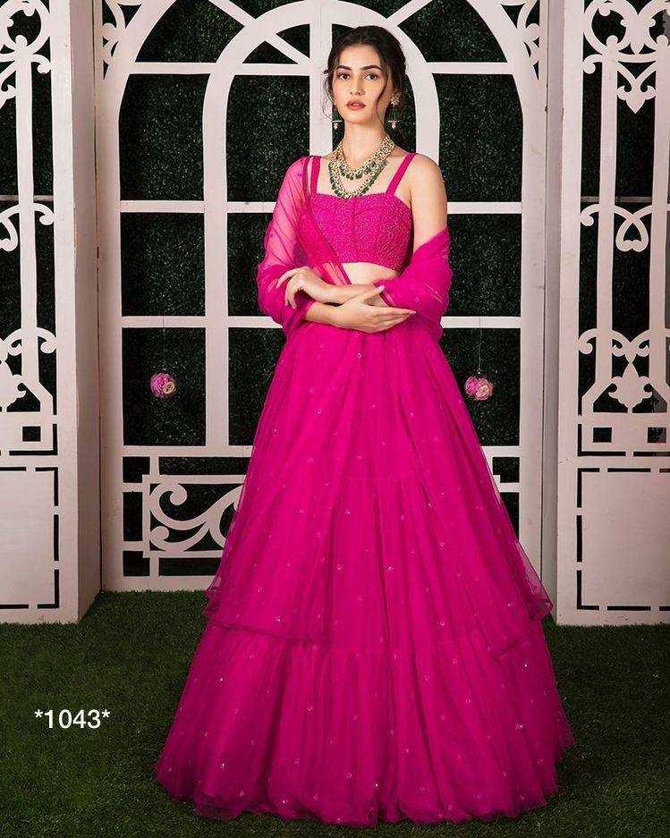 Fancy Net Wedding Lehenga