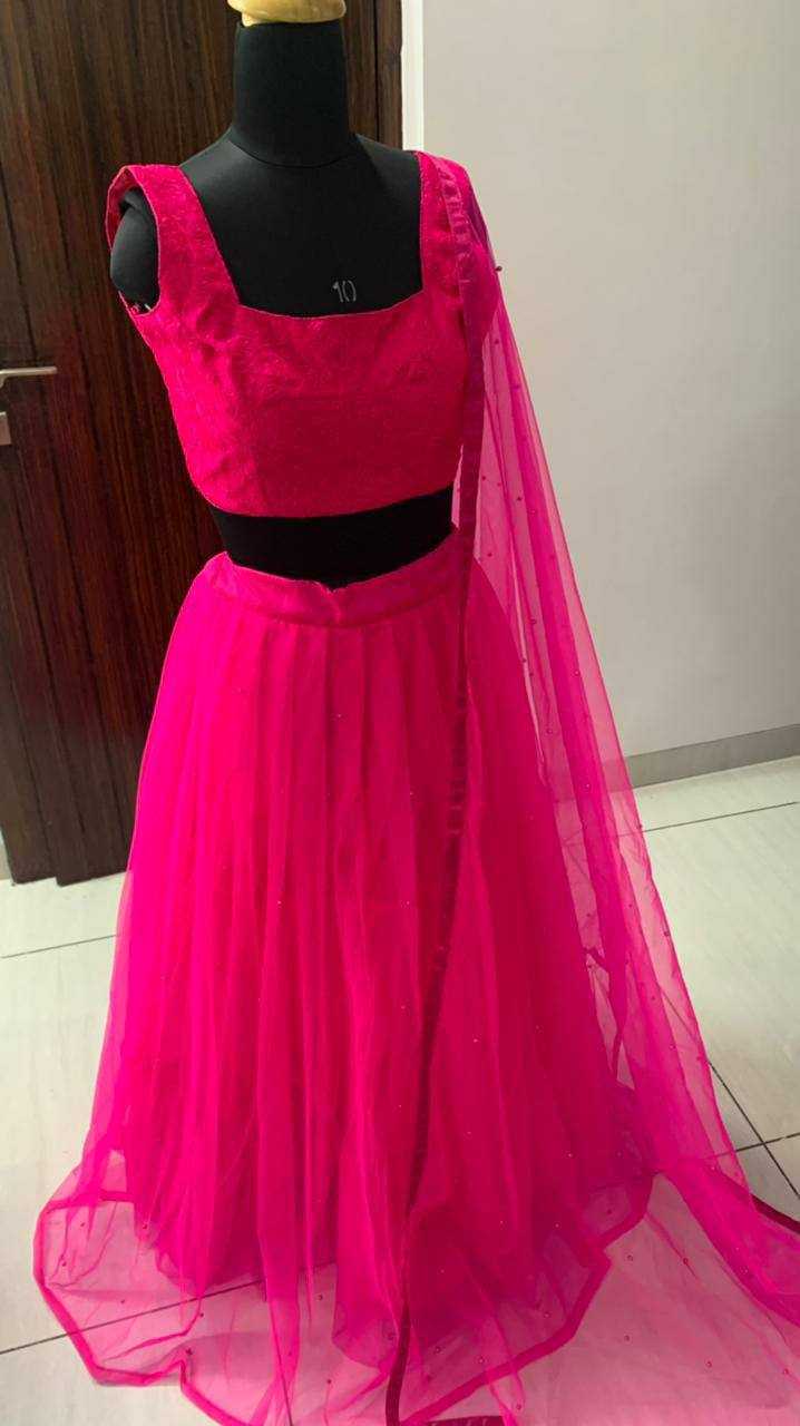 Fancy Net Wedding Lehenga