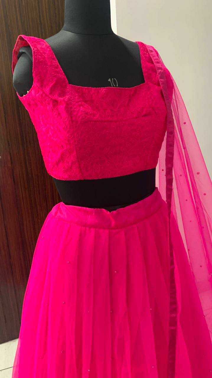 Fancy Net Wedding Lehenga