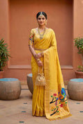Paithani Silk Zari Border Sarees