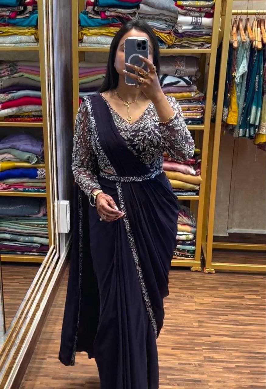Rangoli Silk   Festive Collections  Ready To Wear  Party Wear Embroidered Saree