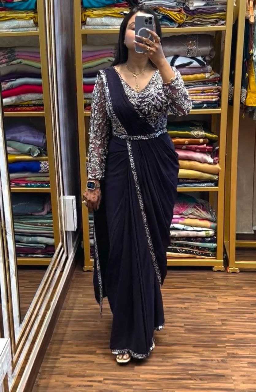 Rangoli Silk   Festive Collections  Ready To Wear  Party Wear Embroidered Saree