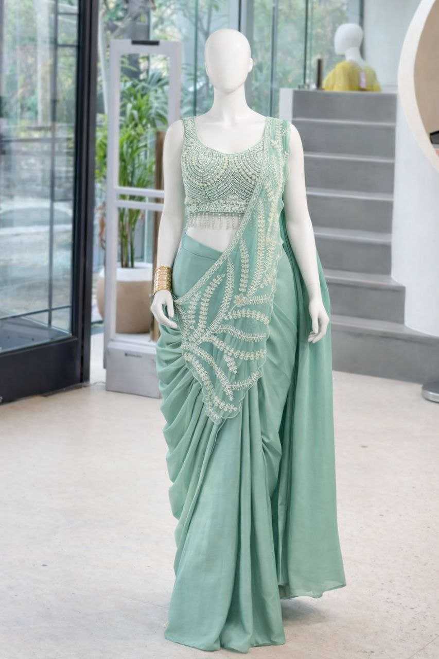 Rangoli Silk  Ready To Wear S Sequence  Embroidered Sarees